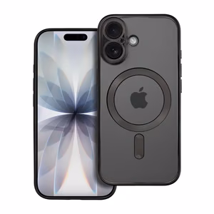 ELECTRO MAG COVER dėklas telefonui su MagSafe suderinamas IPHONE 17 juodas