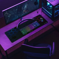 "Wozinsky" WKG-200 RGB membraninė žaidimų klaviatūra su slinkimo ratuku - juoda