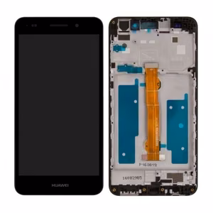 LCD Display Compatible With Huawei Y6-II / Honor 5A White with frame HQ