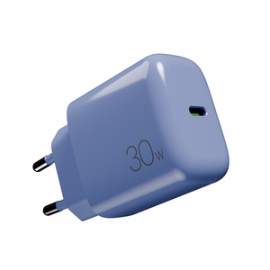 "Puro Pro Lite" 30 W USB-C sieninis įkroviklis - mėlynas