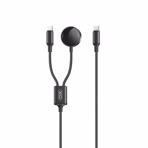 XO belaidis indukcinis įkroviklis CX030 juodas "Apple Watch" su USB-C kabeliu -USB-C