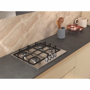 Whirlpool TGML 661 IX R Nerūdijančiojo plieno Įmontuoti 58 cm Dujinė 4 zone(s)