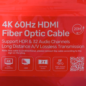 UNITEK HDMI 2.0 4K 60HZ AOC laidas 20M