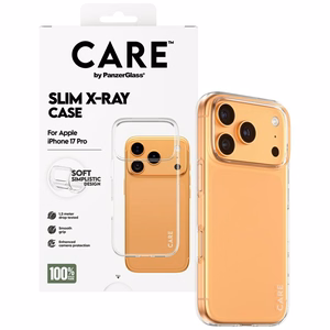 CARE by PanzerGlass Madingas X-Ray Minkštas Pagrindinis dėklas telefonui iPhone 17 Pro - Skaidrus