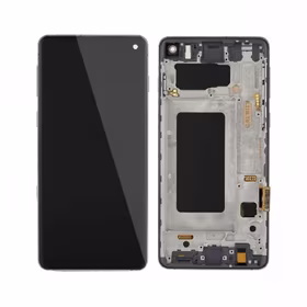 LCD ekranas suderinamas su Samsung G975 S10 Plus su rėmeliu / Prism Black / HQ