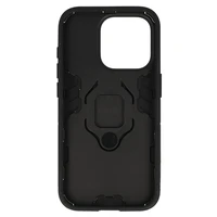 Ring Armor dėklas telefonui iPhone 15 Pro juodas