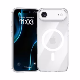 Benks magnetinis Crystal dėklas Iphone 17 Air telefonui skaidrus (su kameros valdymo mygtuku)