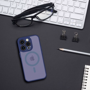 Tel Protect Magmat dėklas telefonui Iphone 12 tamsiai mėlynas