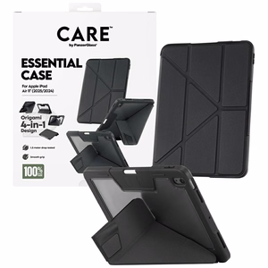 Care by PanzerGlass Y sulankstomas dėklas iPad Air 11" 2025 (7 kartos) / iPad Air 11" 2024 (6 kartos) - juodas