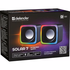 DEFENDER GARSINIAI SOLAR 7 2.0 6 W LED USB 65117