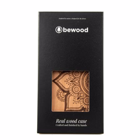 Bewood Mandala Apple Tree Medinis dėklas telefonui iPhone 14 Plus - Šviesiai ruda
