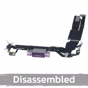 Įkrovimo jungtis suderinama su iPhone 16 / rožinis / (100% originalus / išardytas)