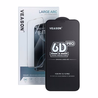 6D Pro Veason apsauginis stiklas (rinkinys 10in1) - Samsung Galaxy S25 juodas