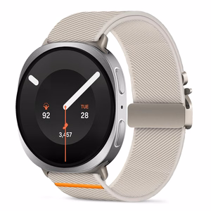 Tech-Protect Nylon Clasp dirželis, skirtas „Samsung Galaxy Watch 40/44/46 mm“ – smėlio spalvos