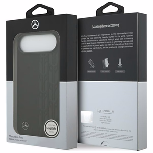 Mercedes Odinis Laurel Lapų Magnetinis Dėklas telefonui iPhone Air - Juodas