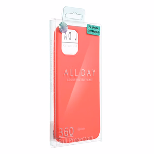 ROAR dėklas telefonui COLORFUL JELLY IPHONE 17 Pro persikinis