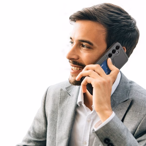 Dėklas telefonui Dux Ducis Rafi II Samsung Galaxy S25 su stovu ir piniginė - juodas