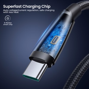 USB kabelis Joyroom SA31-AC6 USB to USB-C 100W 1.2m juodas