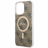 Guess GUHMP14XH4STW iPhone 14 Pro Max 6.7" rudas kietas dėklas 4G Magnetinis