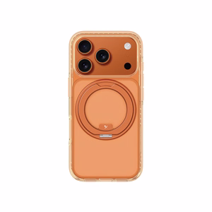 AmazingThing Titan Pro Spin dėklas iPhone 17 Pro Max, suderinamas su MagSafe – oranžinis