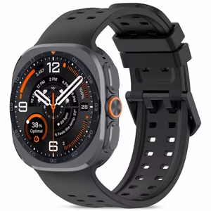 Tech-Protect Silicone Air Strap for Samsung Galaxy Watch Ultra 47mm - Black