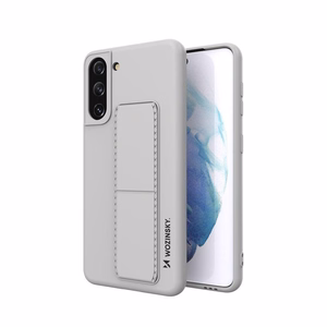 Wozinsky Kickstand Case силиконовый чехол с подставкой Samsung Galaxy S21+ 5G серый
