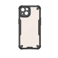 Matinis apsauginis dėklas telefonui iPhone 13 6,1" juodas