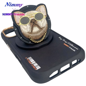 AmazingThing Nimmy Glasses Cool MagSafe dėklas telefonui iPhone 16 – juodas