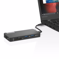 Lenovo GX90T77924 knyginių kompiuterių dokas / jungčių replikatorius USB 3.2 Gen 1 (3.1 Gen 1) Type-C Pilka