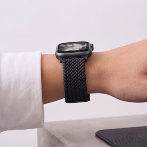 TECH-PROTECT NYLONMAG APPLE WATCH 4 / 5 / 6 / 7 / 8 / 9 / SE (38 / 40 / 41 MM) JUODAS