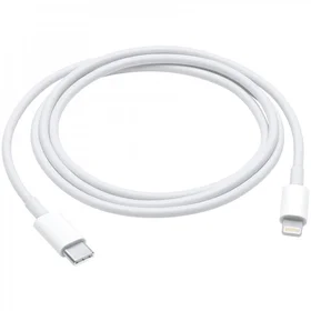 USB kabelis Apple MM0A3ZM/A 87W USB-C to Lightning 1.0m baltas