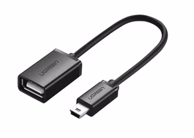 Adapteris UGREEN (US249) iš MiniUSB į USB (OTG) juodas