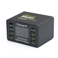 MECHANIC iCharge 8C 8-Port DC maitinimo šaltinis PD QC3.0