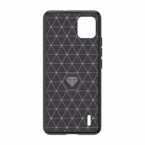 Carbon Case silikoninis dėklas telefonui Nokia C110 - juodas