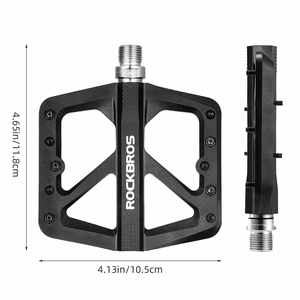 Rockbros M906 nailoniniai dviračio pedalai – juodi