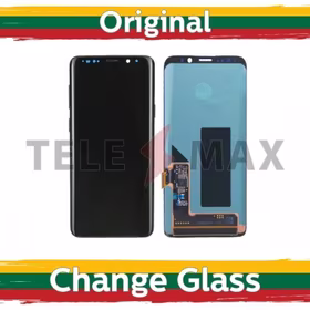 Ekranas skirtas Samsung G960 S9 juodas (Atnaujintas: Telemax) (NoFrame versija)