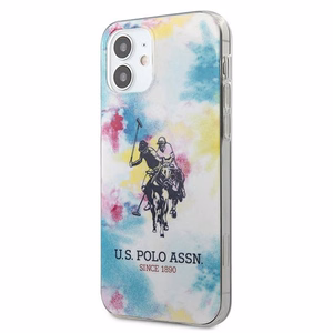 US Polo USHCP12SPCUSML iPhone 12 mini 5,4" dėklas telefonui - įvairiaspalvis Tie & Dye Collection