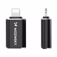Wozinsky WALC-01 Lightning į USB-C adapteris – juodas