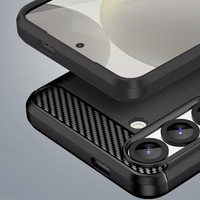 anglies pluošto dėklas (m) Realme 14 Pro Plus 5G - juodas (m)