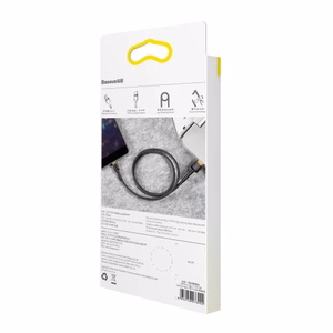 USB Laidas Baseus Cafule juodas / auksinis Lightning 100cm