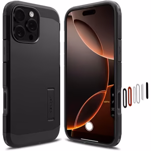 Spigen Tough Armor "T" Magnetinis dėklas iPhone 16 Pro Max - juodas