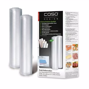 Caso 01223 – ribbed vacuum-film rolls, 2 pcs., 28×600 cm