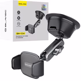 Blavec Automobilio laikiklis BH-04 aliuminis prie priekinio stiklo (BH04-WSB) juodas