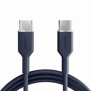 Puro ICON USB-C - USB-C laidas 1.5m - tamsiai mėlynas