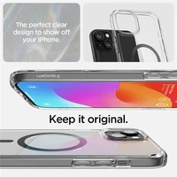 Spigen Ultra Hybrid Magnetinis dėklas telefonui su MagSafe iPhone 15 Plus - anglies spalvos
