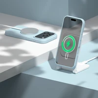 Etteri Silicone Mag case for iPhone 17 Pro Max light blue