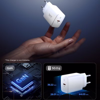 "Spigen Essential EE201EU" USB-C 20 W sieninis įkroviklis - Baltas