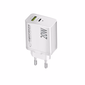 Esperanza EZC105W tinklo įkroviklis 20W baltas