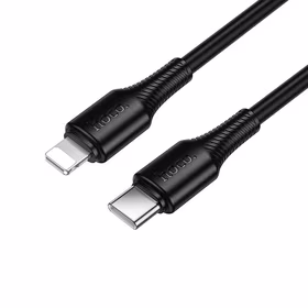 Kabelis (m) USB-C į Lightning Hoco PD 27W 1 m X120 - juodas (m)