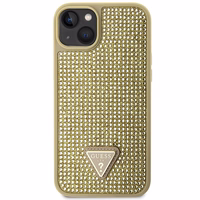 Guess GUHCP14MHDGTPD iPhone 14 Plus / 15 Plus 6.7" auksinis/auksinis hardcase Rhinestone Triangle